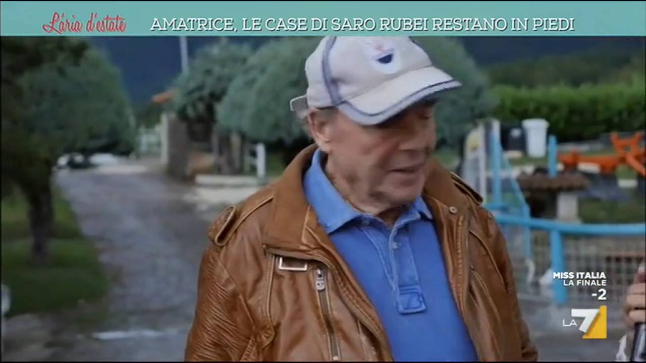 Amatrice, le case di Saro Rubei restano in piedi