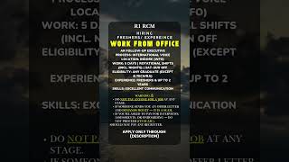 R1 RCM Walk-In AR Follow-Up Executive International Voice Indore (WFO)  5 days | Rotational shifts