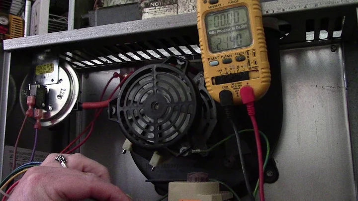 Troubleshooting information for the inducer motor for a gas heater furnace