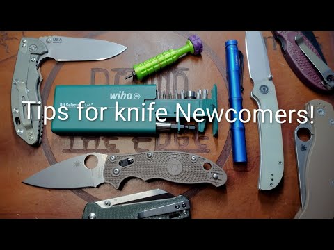 New to the Knife hobby? Here are a couple tips to help you get started!