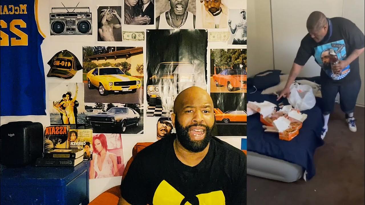 Crip Mac 55th st Eating Popeyes 🐔 On a Air Matress and Pouring Beer On Asses🍑 YouTube