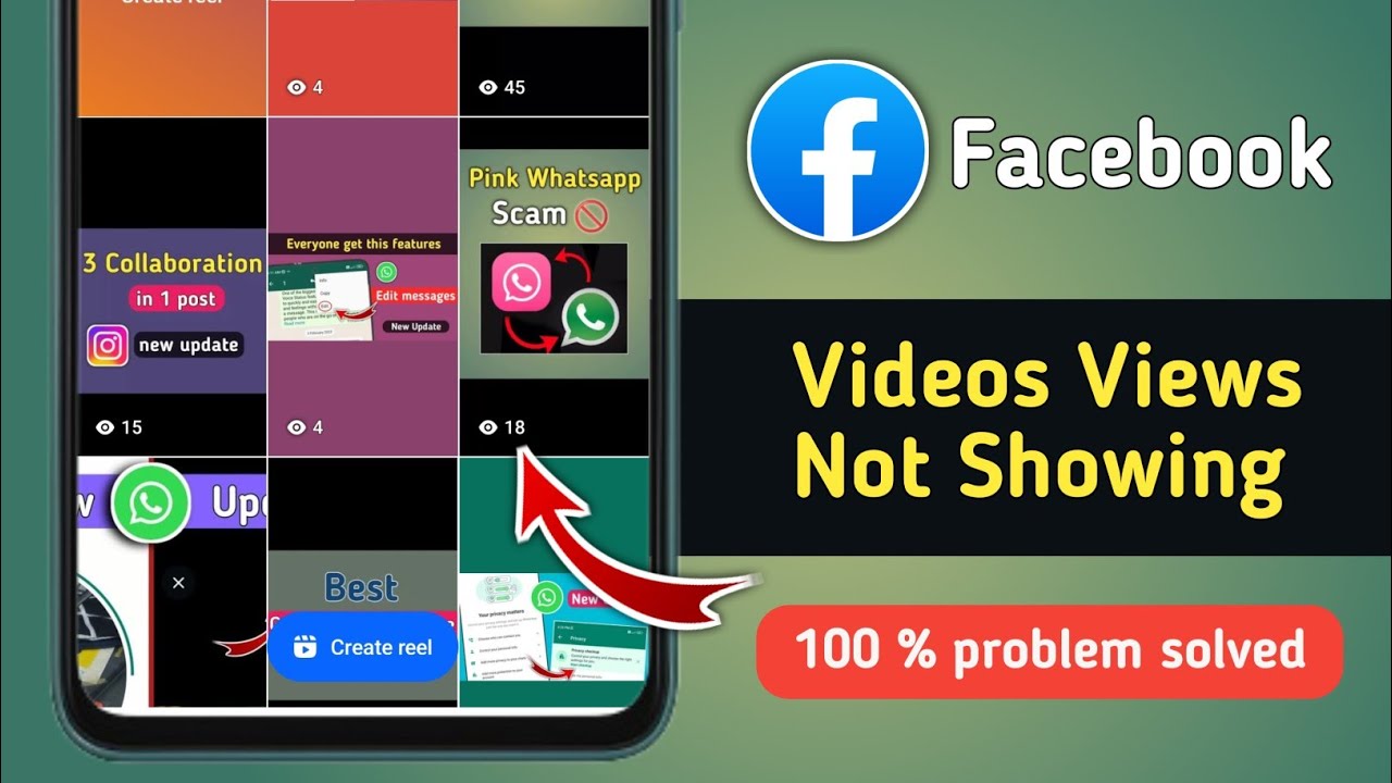Fix Facebook Reels Views not Showing Problem 