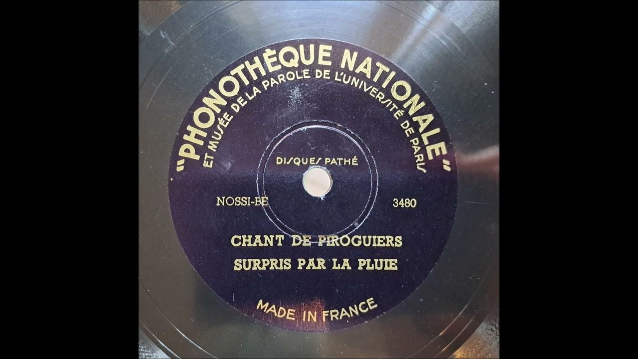 Madagascar, Nosy Be: Chant de piroguiers - 1931 Madagascar, Nosy Be: Chant de piroguiers - 1931