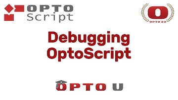 Intro to OptoScript Part 4: Debugging Strategies