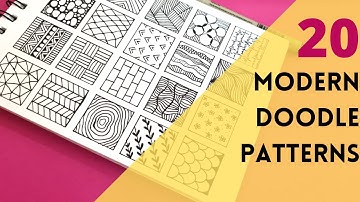 20 Modern Doodle Patterns / Easy Doodle Patterns
