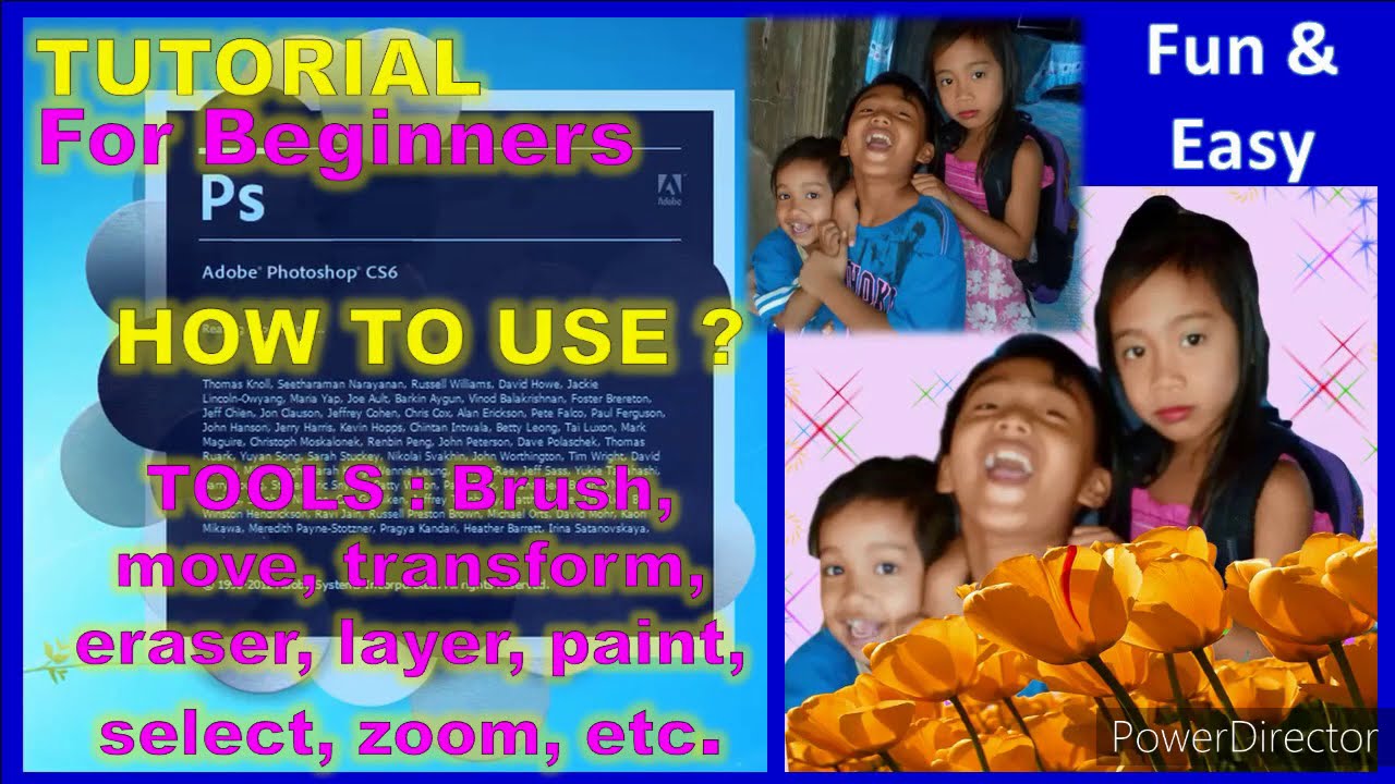 Adobe Photoshop CS6: Basic Tutorial for Beginners - YouTube