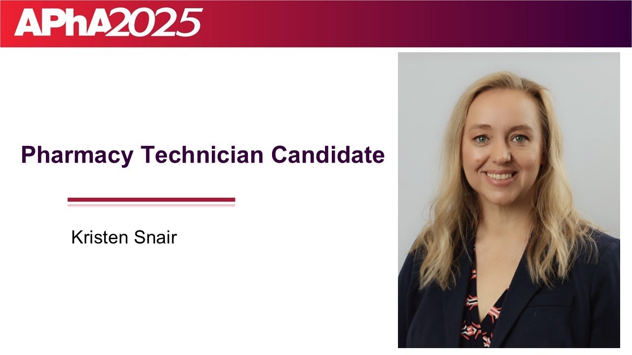 2025 APhA Election Board of Trustees Slated Candidates- Kristen Snair