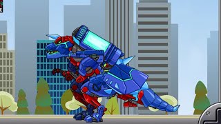 Combine Tyranno Red ll Lego Tyranno + Tricera, Lego Dinosaurus Jurassic World screenshot 5