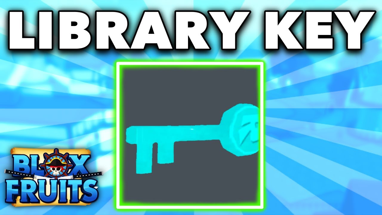 How to get & use LIBRARY Key in 1 minute! (Blox Fruits) 