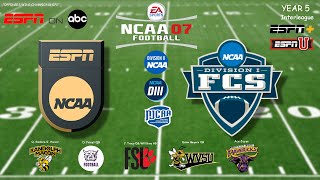 FCS Yr.5| FCS Recruiting Show: November 2025 (FCS, DII, DIII, NJCAA) On ESPN 2024-25 Season!