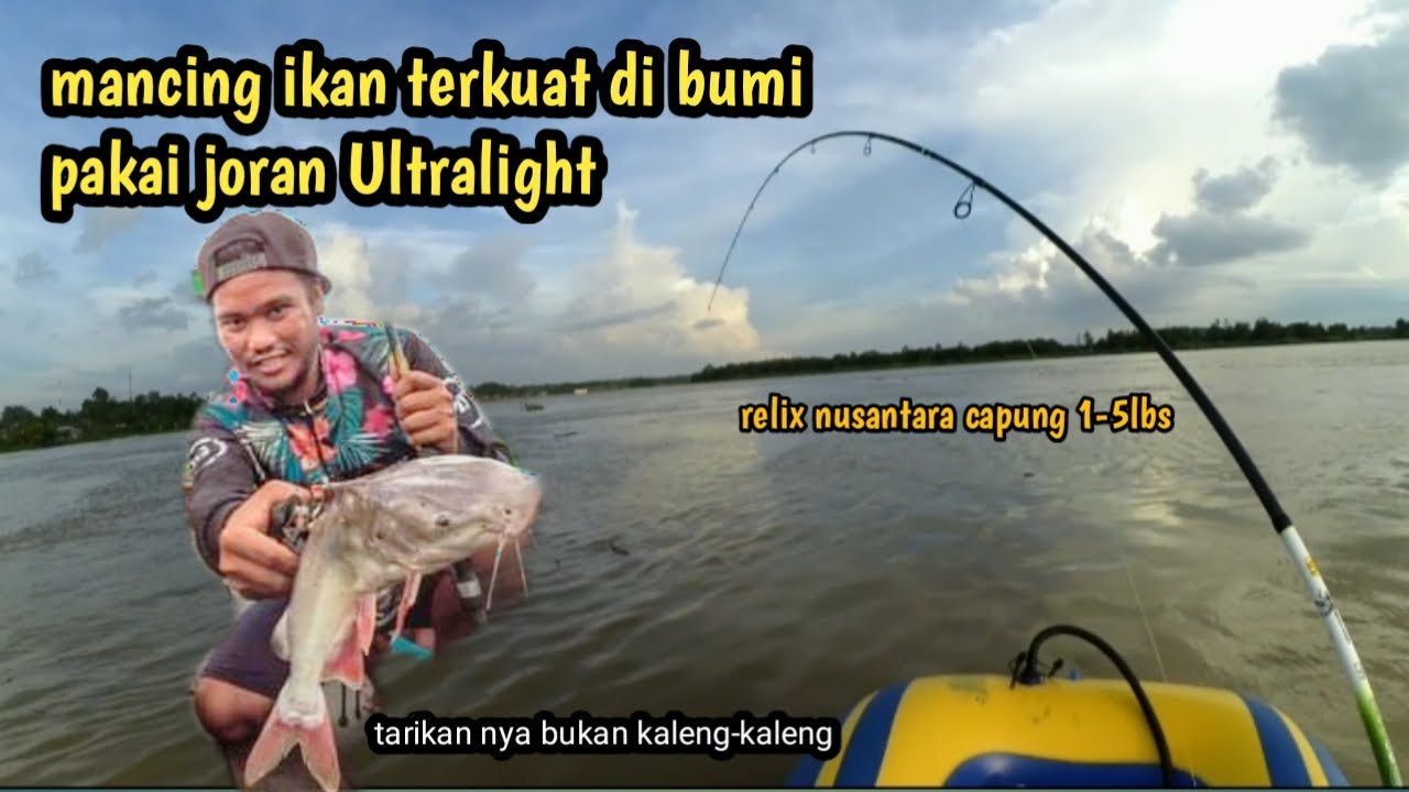 MANCING SANTUY DI SUNGAI MAHAKAM | ULTRALIGHT 1-5LBS