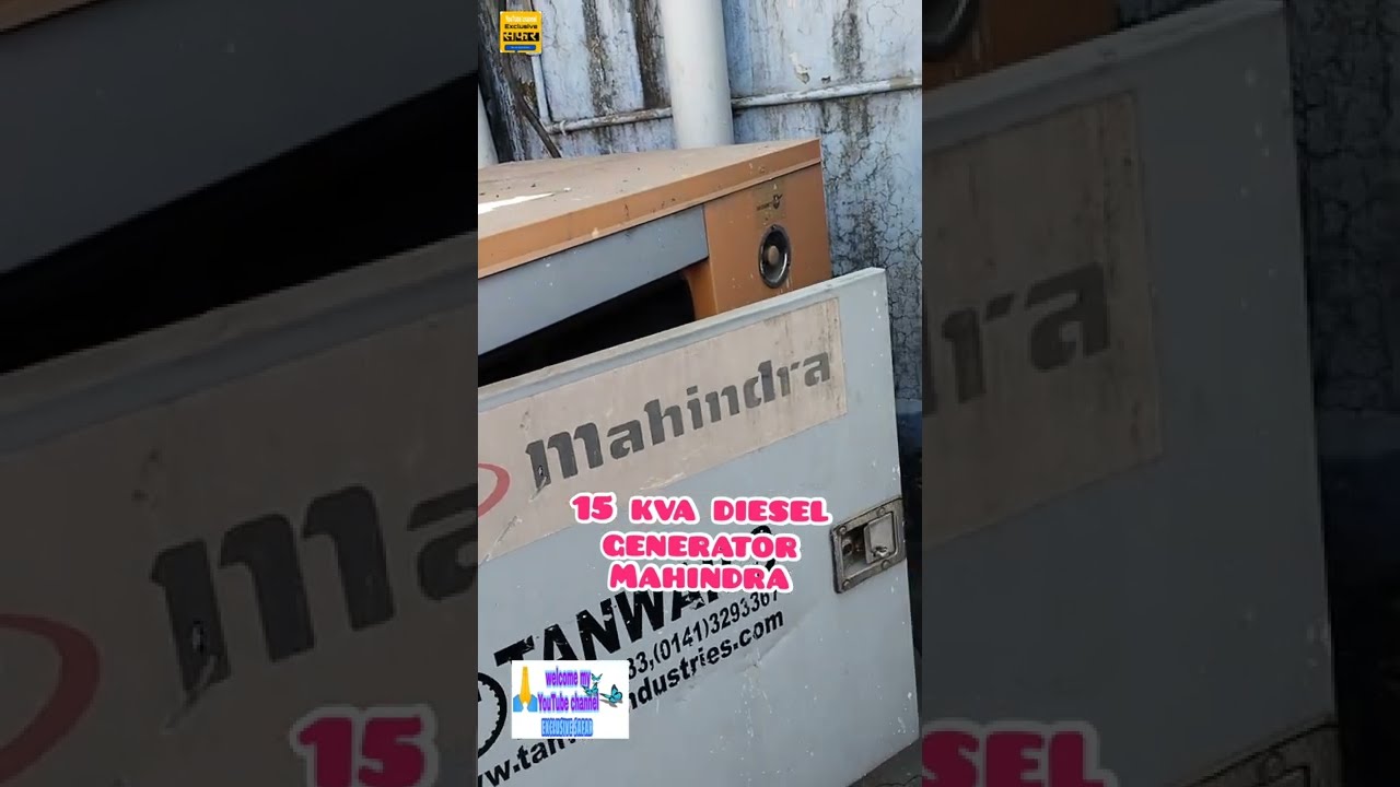 15 KVA Mahindra diesel generator battery change