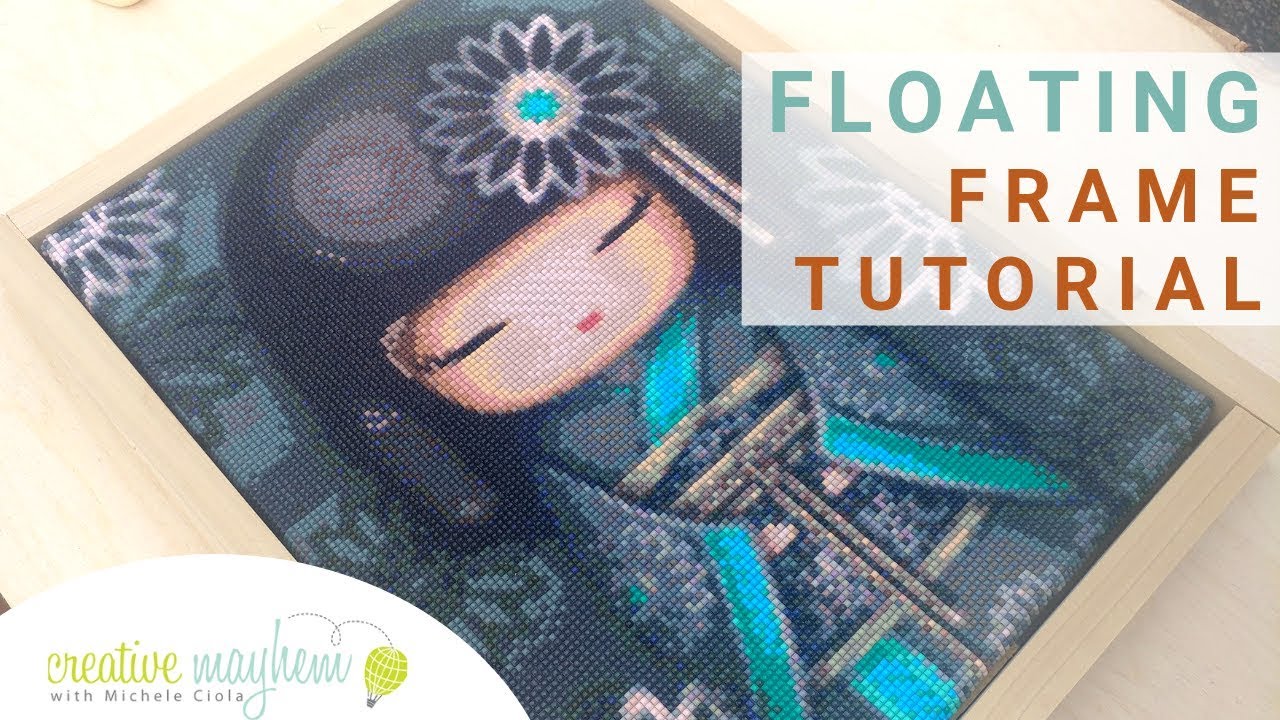 How to Frame a Diamond Painting! Part I - Custom Wood Frame - ANY SIZE!!