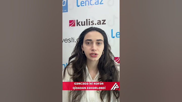 Gəncə şəhərində zəhərlənmə hadisəsi baş verib