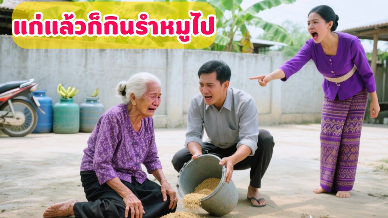 ลูกสะใภ้ให้แม่ผัวกินอาหารหมู ตอนจบทำคนทั้งหมู่บ้านร้องไห้ | ดราม่าครอบครัว