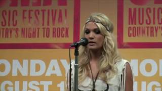 Carrie Underwood on loyal country music fans, playing with Rolling Stones