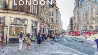 London City Walk, London Tourist Attractions, Big Ben, London Eye, Tower Bridge, London Bridge [4K]