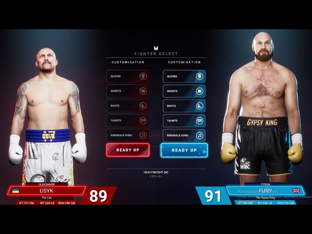 Oleksandr Usyk VS Tyson Fury || Undisputed Boxing Game Early Access ESBC class=