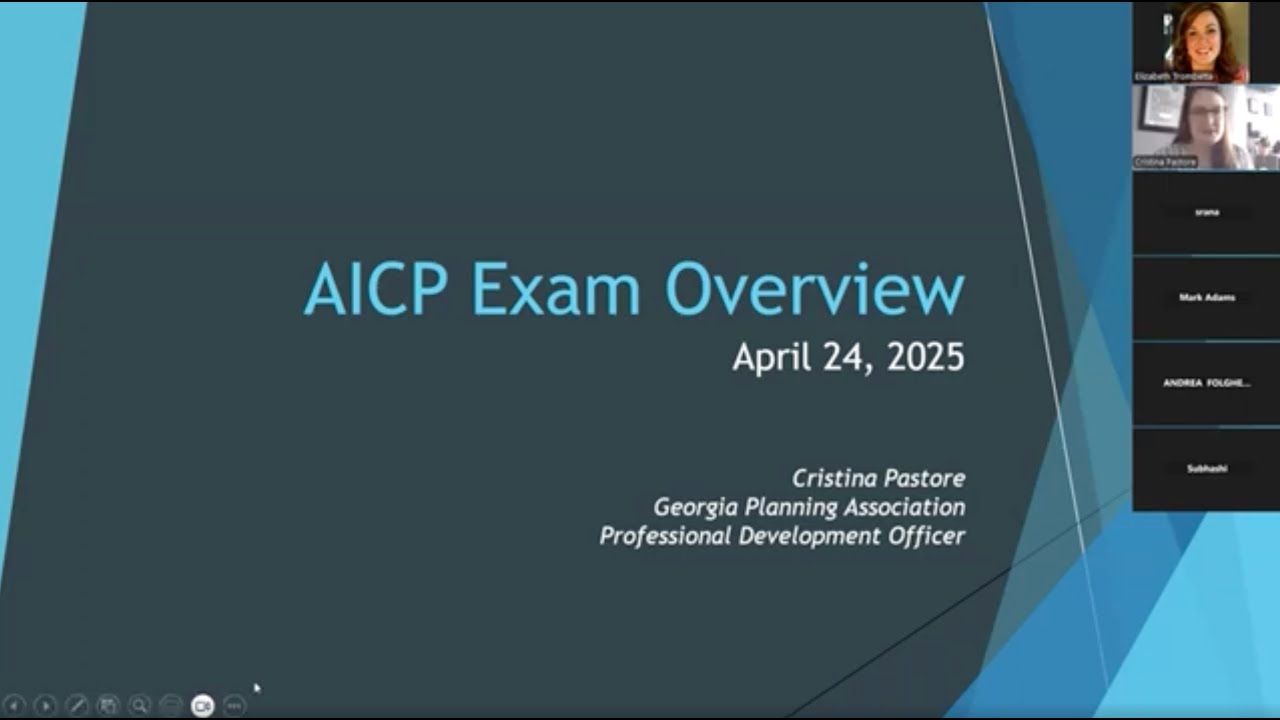Overview AICP Exam Review 2025