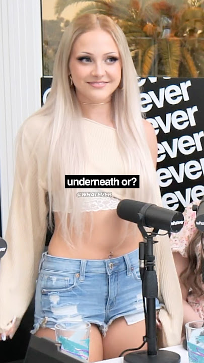 She claims to be traditional but she's half naked