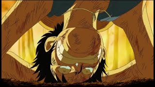 Luffy cries😢over a crew separation  [one piece]  لوفي يبكي بسبب انفصال طاقم
