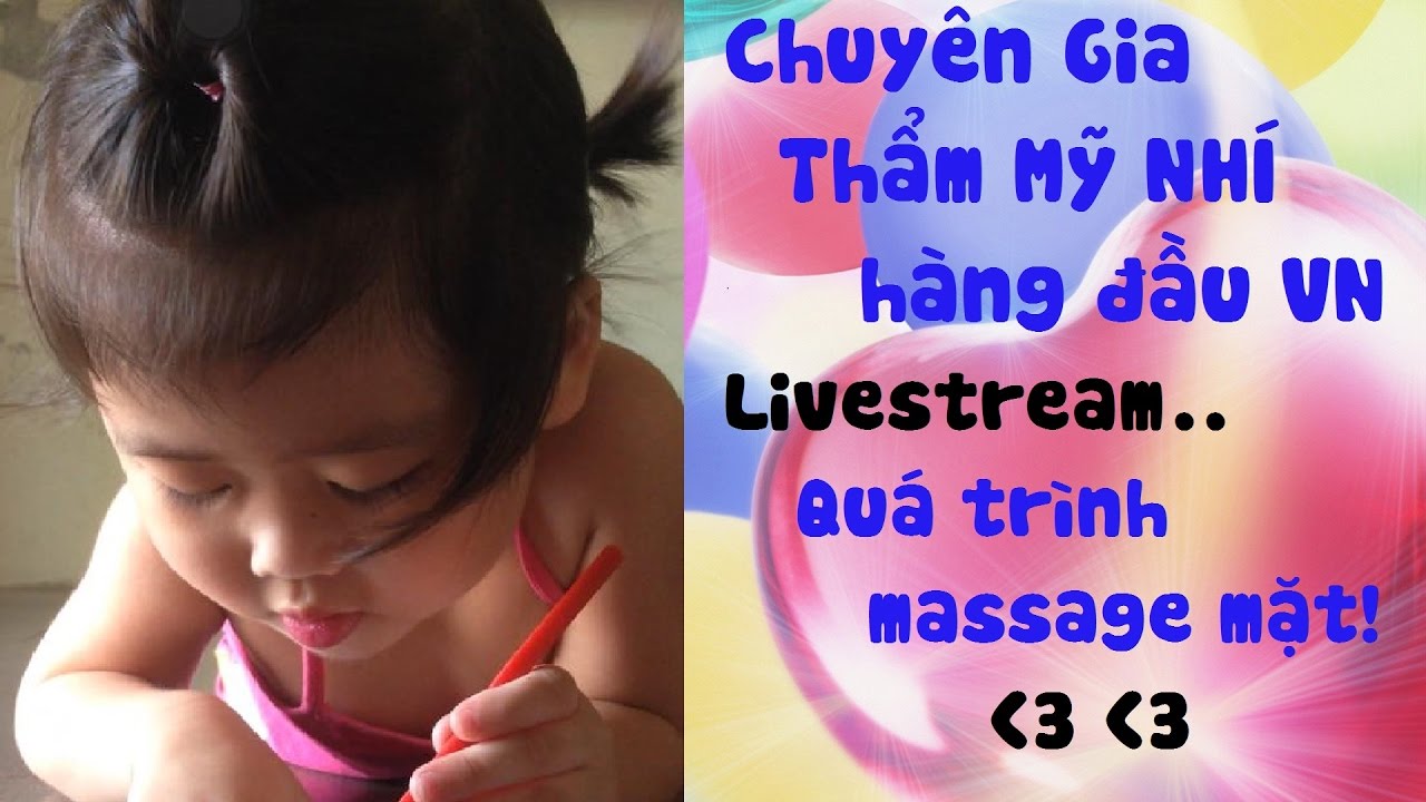 Chuyên Gia Thẩm Mỹ Nhí hàng đầu Việt Nam livestream quá trình massage mặt