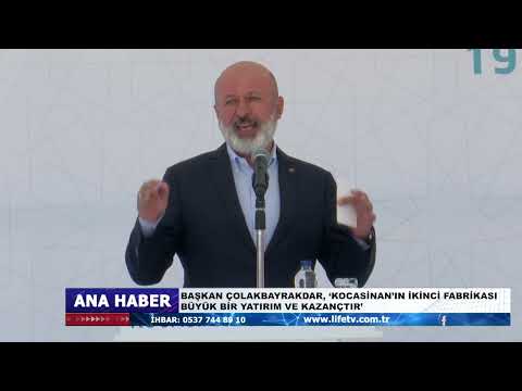 BAŞKAN ÇOLAKBAYRAKDAR, ‘KOCASİNAN’IN İKİNCİ FABRİKASI, BÜYÜK BİR YATIRIM VE KAZANÇTIR’