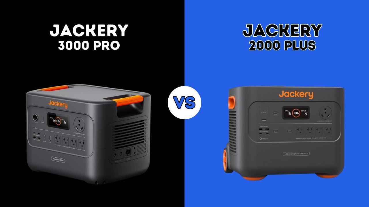 JACKERY 3000 PRO VS JACKERY 2000 PLUS  | COMPARISON