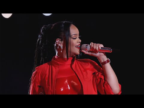 Rihanna PERFORMS Biggest Hits During Super Bowl Halftime Show