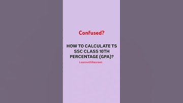 HOW TO CALCULATE TS SSC CLASS 10 GPA (PERCENTAGE)? #ssc #results #class10 #gpa #percentage