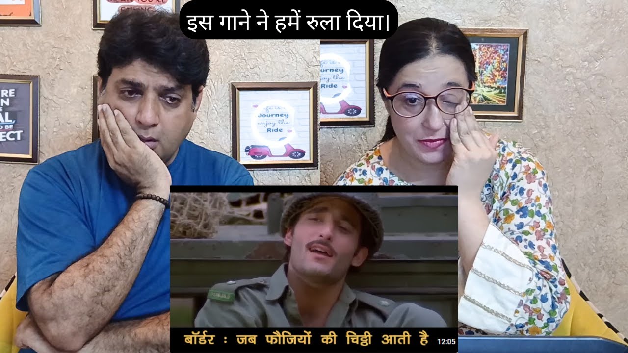 Pakistani Couple Emotional Reaction to Song “Sandese Aate Hai” | We Couldn’t Stop Crying! 🇵🇰❤️🇮🇳