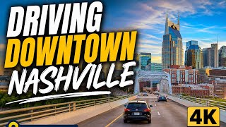Driving Through Downtown Nashville, Tennessee 🇺🇸 | 4K Scenic Drive Tour (2026)