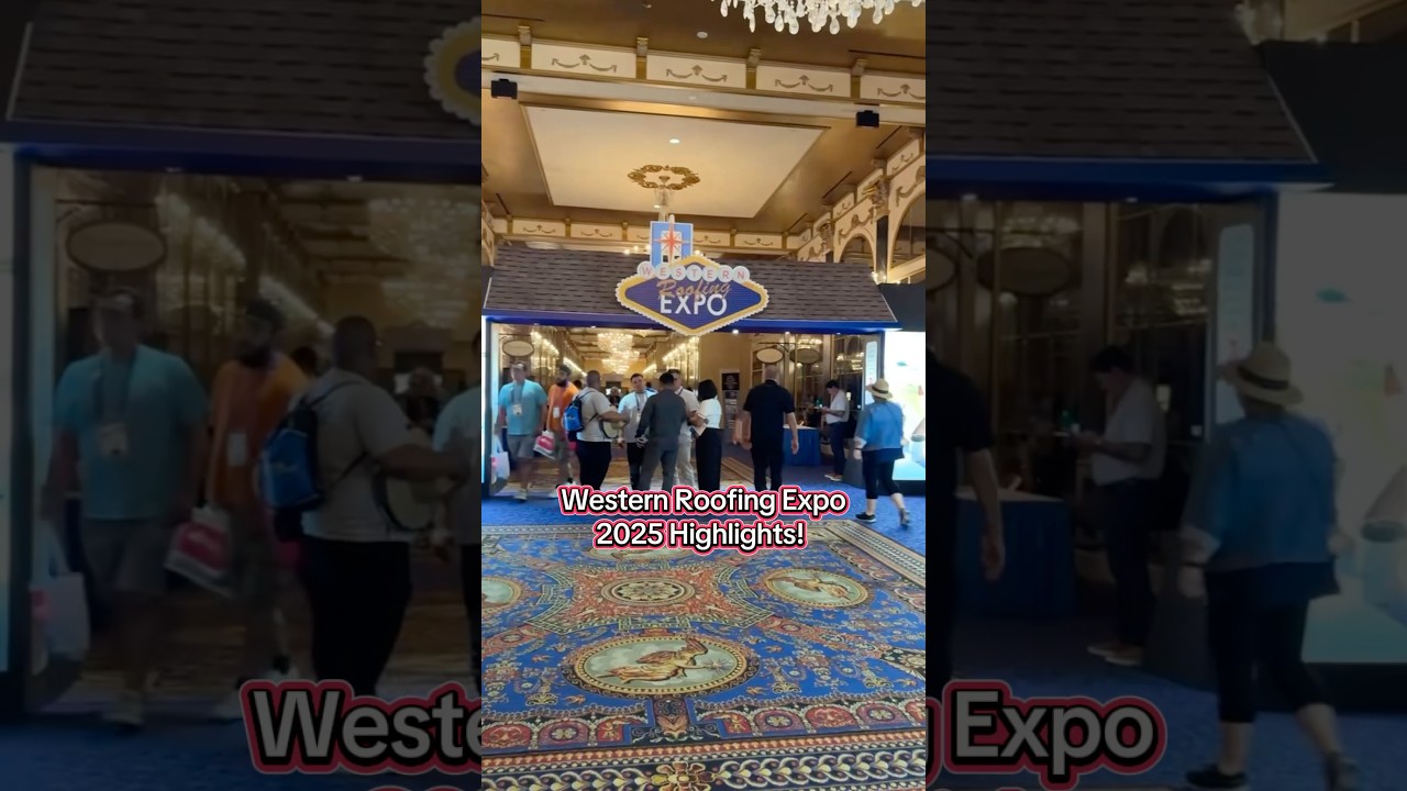 Here are just a few highlights from the 2025 Western Roofing Expo!