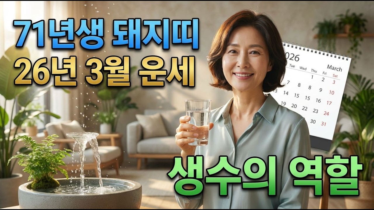 71년생 돼지띠! 3월 운세가 이렇게 달라진다고? 🐷