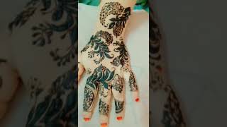 leaf 🌿mehndi design| patch mehndi| #mehndi #trendingshorts #ytgood #viralshort #exploremore #henna