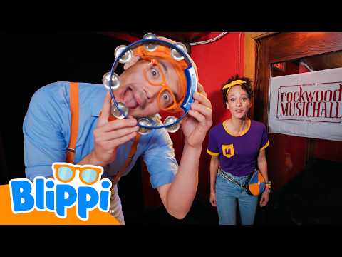 ¡Blippi y Meekah tocan la batería y hacen rimas! 🥁🎶| Moonbug Kids - Parque en Vivo!