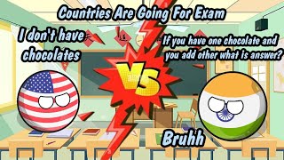 Countries Are Going For Exams 🏫🎒 || 📖 [Interesting and Funny] 🤣🔥🧾#countryballs #worldprovinces