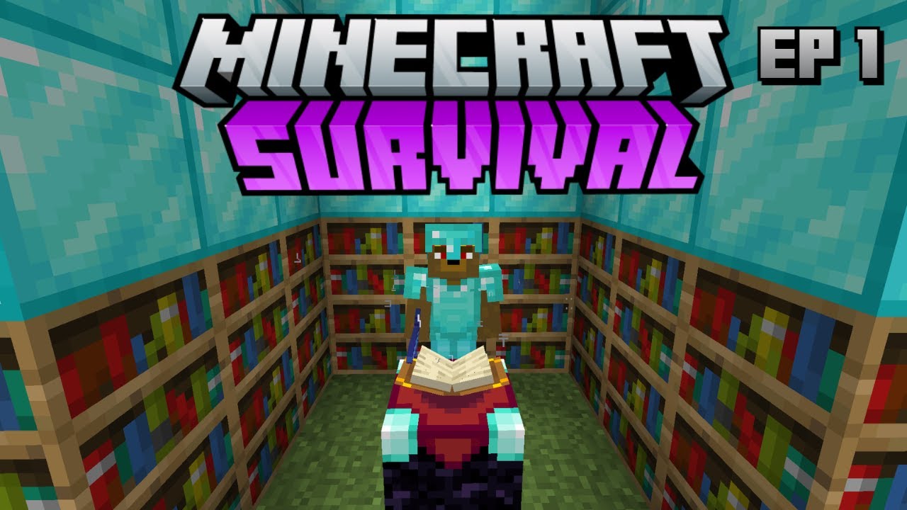 Getting *STACKED* In Minecraft Survival (EP1) - YouTube