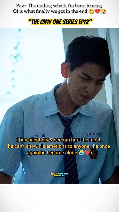 (ep12)Got the dreadful ending 💔 which we didn't wanted 😭🤧#bl#blseries#theon1yone #shorts#yt