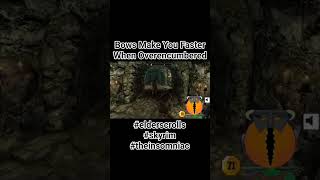 Bows Make You Faster When Overencumbered