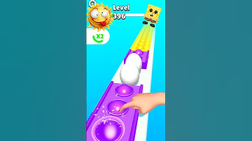 pop run 3d 🤯 396 Level up gameplay best android new video #gaming #wow #shorts