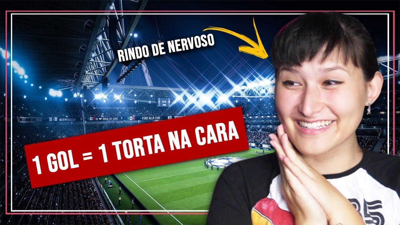 DESAFIO NO FIFA 19 COM TORTADA NA CARA