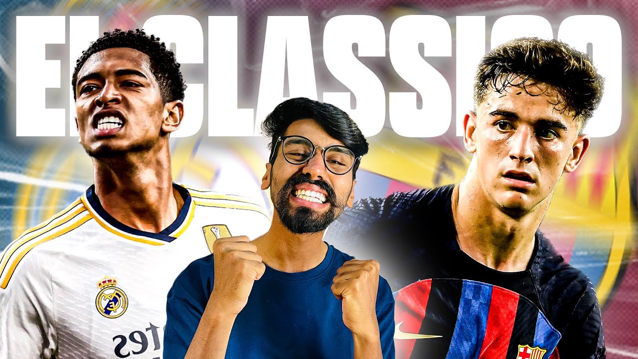 REAL MADRID vs BARCELONA El Clasico Live Reaction | Divyansh ...