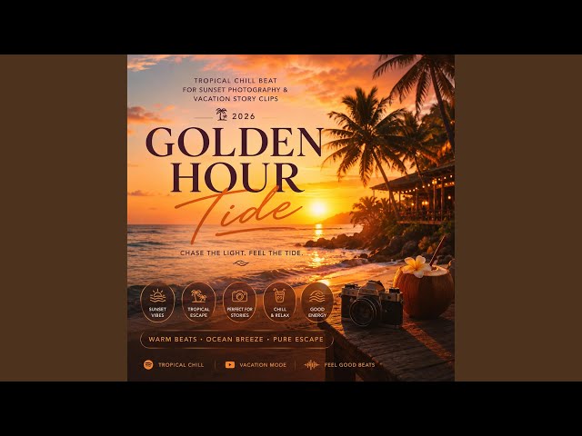 Golden Hour Tide (Tropical Chill Beat for Sunset Photography & Vacation Story Clips)