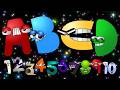 ABC Song &amp; Counting Song for Kids | Alphabet Characters &amp; Number Friends | Learn A–Z and 1–10