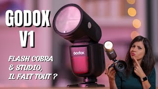 Godox V1 : Excellent flash cobra & studio pour Canon, Fujifilm, Nikon, Panasonic et Sony !