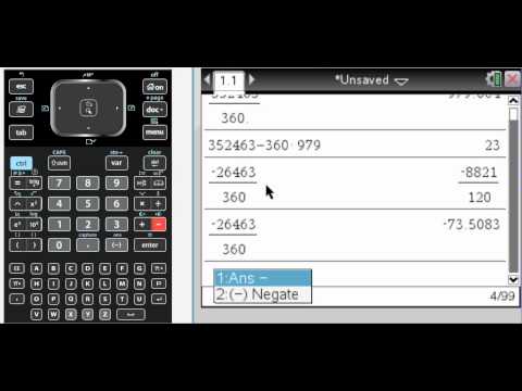 MA Principal Coterminal Angles with TI-Nspire - YouTube