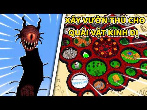 Tôi Đã Xây Một SỞ THÚ Cho Quái Vật Kinh Dị trong Minecraft (phần 2)