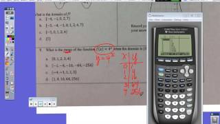 Unit 2 and 3 Test: Domain, Range, Functional Notation, Slope