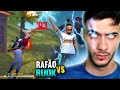 CHAMEI O RUOK PRO X1 NO FREE FIRE! RAFÃO vs RUOK FF!